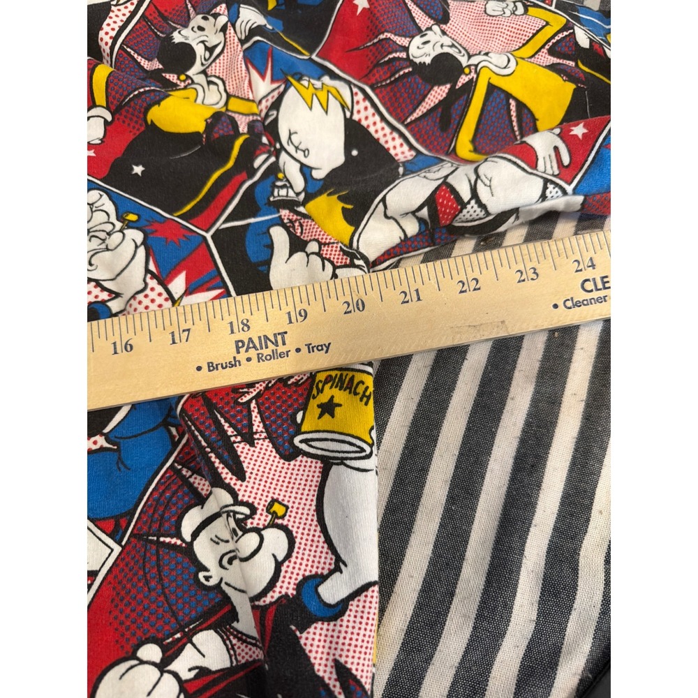 Popeye the Sailor Man All Over Print Hoodie Mens Medium Brisco Brands Comic Art